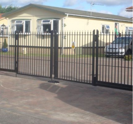 Bi-Folding Gates - Environmental Street Furniture