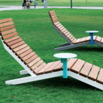 Rivage Park Bench - Environmental Street Furniture