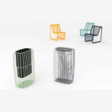 Tlesk Litter Bin - Environmental Street Furniture