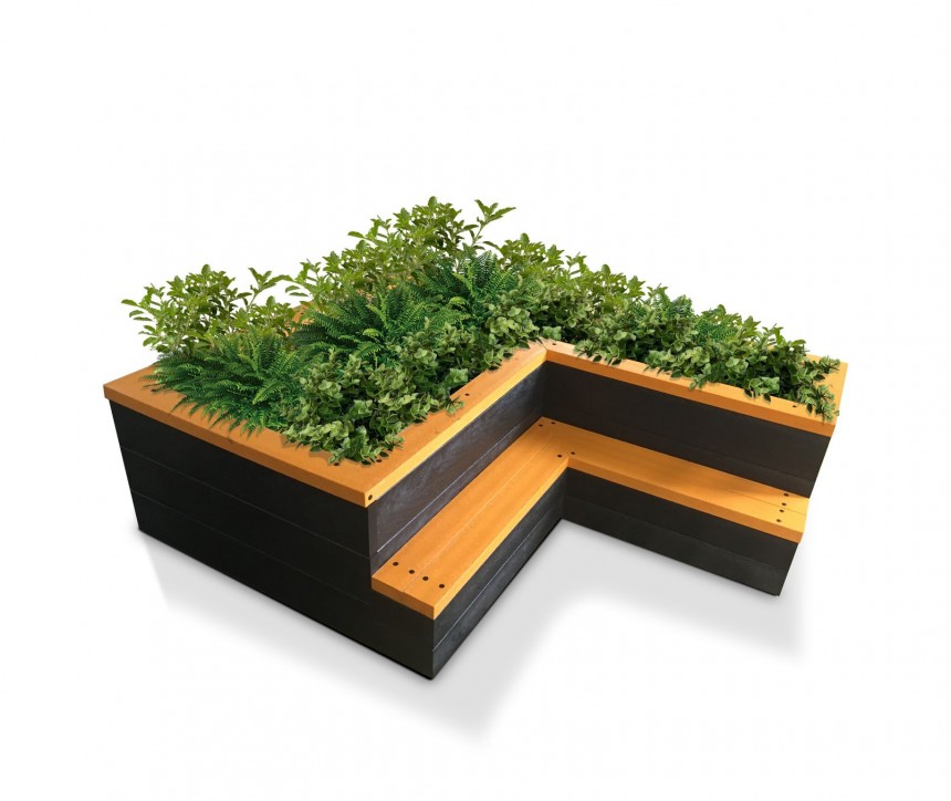 Raised Bed Seat | Environmental Street Furniture