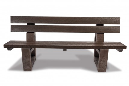 Fully Moulded Bench - Environmental Street Furniture
