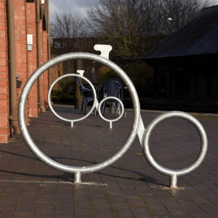 Penny Farthing Cycle Stand - Environmental Street Furniture