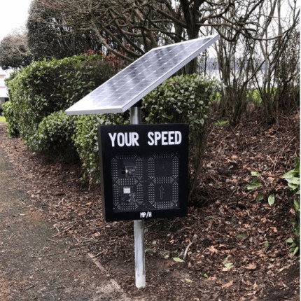 Digital Speed Sign - Environmental Street Furniture