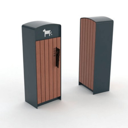 Prax Litter Bin - Environmental street furniture