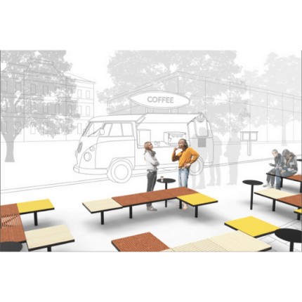 Pixel Table - Environmental Street Furniture