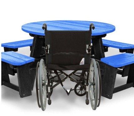 Hero Adapt Table - Wheelchair Access - Environmental Street Furniture