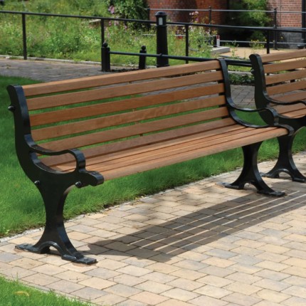Blackburn Seat - Cast iron - Environmental Street Furniture