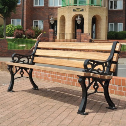Parkgate Seat - Cast Iron - Environmental Street Furniture