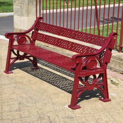 Coalbrookdale Seat - Ductile Iron - Environmental Street Furniture