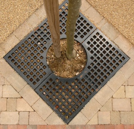 Riviere Square Hole Tree Grille - 1000 x 1000mm - Environmental Street Furniture
