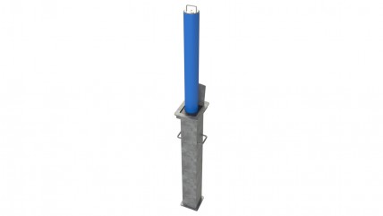 Standard Round Telescopic Security Post RRB/R5/GPC - Environmental Street Furniture