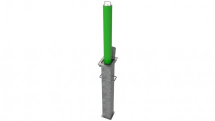 Heavy Duty Round Telescopic Security Post RRB/R8/GPC - Environmental Street Furniture