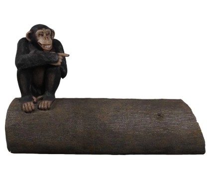 Chimp on truck bench - Environmental Street Furniture