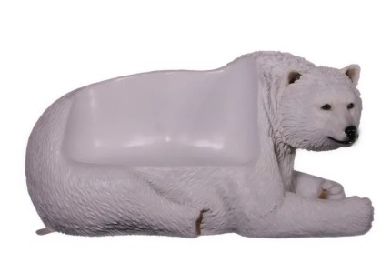 Polar Bear Bench - Environmental Street Furniture
