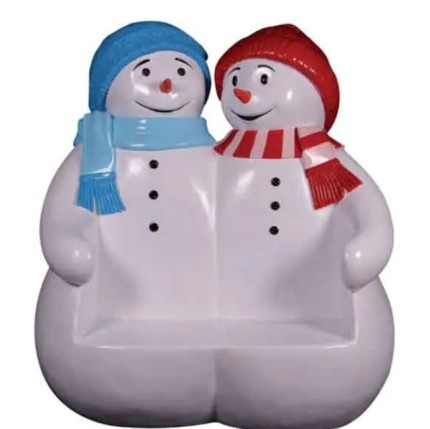 Snowman Seat - Environmental Street Furniture