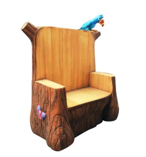 Wooden Throne | Environmental Street Furniture