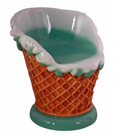 Ice cream Chair - Environmental Street Furniture