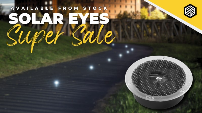 MARCH SUPER SALE 💡 - Solar Eye Smart Lights ☀ - Environmental Street Furniture